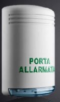 Marchio: VENITEM. Articolo: HOLA UECP. Sirena autoalimentata a 230V AC per controllo porte di uscita emergenza con 3 ingressi distinti e programmabili. Colore bianco opaco, lampeggiante celeste, arancio, fumè.