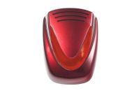 Marchio: VENITEM. Articolo: 20200462. Sirena autoalimentata a 13.8 Vdc con lampeggiante a led, sistema antischiuma-antishock e anti-perforazione. Murano LSP Rosso perlato Cal. Arancio.