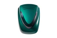 Marchio: VENITEM. Articolo: 20200465. Sirena autoalimentata a 13.8 Vdc con lampeggiante a led, sistema antischiuma-antishock e anti-perforazione. Murano LSP Verde perlato Cal. Fumè.