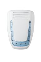 Marchio: VENITEM. Articolo: 20200100. Sirena autoalimentata a 13.8 Vdc con lampeggiante a led e sistema Antischiuma-antishock. Mose LS bianco opaco cal. Azzurra.