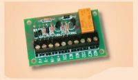 Marchio: VIMO. Articolo: C1RA021. Circuito di interfaccia relè a 12Vcc 1A amplificato in corrente, per l’accoppiamento di circuiti di uscita a basse correnti di tipo open collector, NPN o PNP, che debbano pilotare carichi di media potenza o sia necessario un isolamento galvanico tra apparecchiatura pilota e apparecchiatura pilotata. Gli ingressi di comando accettano correnti non inferiori a 1 mA per il comando positivo e 0.25 mA per il comando negativo. Supporti autoadesivi di fissaggio inclusi. Disponibile anche nella versione con relè doppio scambio 24Vcc (C1RA022). Dimensioni 62x40x20 mm. Tensione di lavoro max 13,8Vcc. Corrente assorbita max 21mA +/-10% per circuito. Corrente per contatto max 1A 28Vcc/0,3A 120Vca.