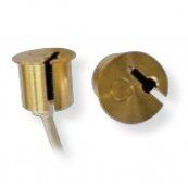 Marchio: VIMO. Articolo: CTI140. Contatto magnetico da incasso per porte in ferro. La brugola di regolazione espande il sensore per un fissaggio ideale nel serramento. Il contenitore è realizzato a basso profilo ed in due differenti diametri. Distanza di funzionamento 12mm (non ferromagnetici). 4 conduttori 30 cm. EN50131-2-6 Grado 2 Classe IV. CEI 79/2 1°Liv. 20x15Ø mm.