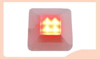 Marchio: VIMO. Articolo: KRO504RLCA20. Segnalatori per interni ed esterni con Power LED per segnalazioni in impianti di sicurezza a 12 e 24Vcc. Sigillati da resine con grado Ip67 sono adatti a installazioni all’aperto. Disponibili in 5 colori: Rosso, Verde, Giallo, Bianco e Blu. Grande visibilità in tutte le condizioni di luce grazie alla tecnologia Power LED. Installazione rapida con 2 viti di fissaggio e facile connessione con 2 fili per luce fissa o 3 fili per luce lampeggiante. Formato mini 58x58x20mm e grande visibilità per l’installazione su qualsiasi superficie. Segnalatori di elevata resa luminosa, discreti quando spenti. 12 / 24 Vcc. Assorbimento (luce fissa) 35 mA. Frequenza di lampeggio 1Hz +/- 10% @12Vcc. Cavo di collegamento 20 mt. Grado IP Ip67 (per installazioni all’aperto). Contenitore Policarbonato. Luce fissa/lampeggiante. Colore Rosso.
