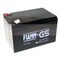 Marchio: FIAMM. Articolo: FG21202. Cod. FG21202, Batteria ermetica al piombo FIAMM serie FG 12V 12Ah. Dim.: 151x98x94mm. Peso: 3, 75Kg.. Terminale: Faston 6, 3mm. 