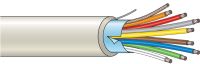 Marchio: ARITECH. Articolo: WS108W-HF. Cavo schermato 8x0,22, senza alogeni. Matassa da 100 m.