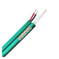 Marchio: DIERRETVCC. Articolo: vh-kx6p-300. Bobina cavo - 300 m - Combinato: KX6 e 2 cavi alimentazioneSpecificazioni KX6: Conduttore interno rame 7/0.2 mm - Isolamento PE Solido 3.7 mm - Conduttore esterno CCA intrecciato 128/0.12 mm - Guaina PVC 6.0 mmSpecificazioni 2 x Cavo alimentazione: Conduttore interno CCA 7/0.3 mm - Isolamento PVC 1.7 mm (rosso/nero) - Guaina PVC 5.0 mmGuaina esterna separata
