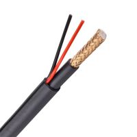 Marchio: DIERRETVCC. Articolo: VH-RG59P-250-LSZH. Bobina cavo - 250 m - Combinato: RG59 e 2 cavi di alimentazioneSpecifiche RG59: Conduttore interno Rame 0.81 mm - Isolamento PE Solido 3.7 mm - Conduttore esterno CCA intrecciato 112/0.12 mm - Rivestimento PVC 6.0 mmSpecifiche 2 x Cavi alimentazione: Conduttore interno CCA 7/0.4 mm - Isolamento PVC 1.8 mm (rosso/nero)Coperta esteriore LSZH