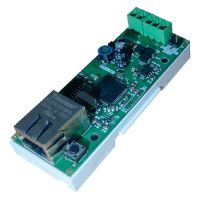 Marchio: ARITECH. Articolo: ACL800FL-CONV-W. Convertitore RS485 - TCP/IP per lettori serie ACL800, con adattatore per barra DIN. Permette dicollegare i lettori biometrici UTC della serie ACL800 tramite la rete TCP/IP e di configurarli tramiteil SW ACL800 BioManager.