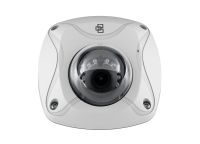 Marchio: ARITECH. Articolo: TVW-1106. Wedge Dome Wireless da esterno TruVision™ 3 MPX, Wi-Fi IEEE802.11b/g/n, PAL, True D/N con filtro meccanico, H.264, IR 10m, slot per memorie SD/SHDC fino a 64GB, PSIA/ONVIF/CGI, ottica fissa 2,8mm, 0,01lux @ F1.2, PoE / 12VDC, IP66, IK8, colore bianco.