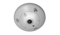 Marchio: ARITECH. Articolo: TVF-1103. Telecamera Dome da interno TruVision™ 360 gradi IP, 6.0 MPX, PAL, WDR. Obiettivo fisheye con focale da 1.27mm, true D/N con rimozione meccania del filtro, illuminatore IR con portata tipica 10m, audio bidirezionale con microfono ed altoparlante integrati, slot SD/SHDC fino a 64GB, POE (803.af) /12VDC. Compatibile con i seguenti accessori di fissaggio: TVF-BBM, TVF-WBM, TVF-CBM.