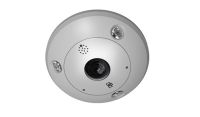 Marchio: ARITECH. Articolo: TVF-1104. Telecamera Dome da esterno TruVision™ 360 gradi IP, 6.0 MPX, PAL, WDR. Obiettivo fisheye con focale da 1.27mm, true D/N con rimozione meccania del filtro, illuminatore IR con portata tipica 10m, audio bidirezionale con microfono ed altoparlante integrati, slot SD/SHDC fino a 64GB, POE (803.af) /12VDC. Grado di protezione IP66, antivandalo IK10. Compatibile con i seguenti accessori di fissaggio: TVF-BBM, TVF-WBM, TVF-CBM.