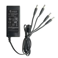 Marchio: DIERRETVCC. Articolo: vh-dc12v5a. Alimentatore SMPS (Trasformatore) - Uscita DC 12 V / 5 A - 4 Uscita per jack di alimentazione standard - Cavo con spina incluso - Permette alimentare da  simultaneamente fino a dispositivi 