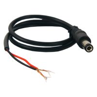 Marchio: DIERRETVCC. Articolo: vh-con-dcm. Cavo Rosso/Nero parallelo - Connettore femmina standard di alimentazione per Telecamere - 400 mm