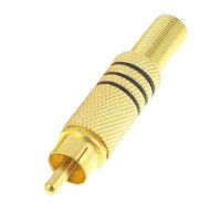 Marchio: DIERRETVCC. Articolo: VH-CON117. Connettore RCA maschio da saldare - Cavo parallelo audio - Copertura anticorrosione - 1 unità