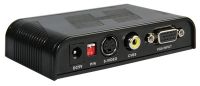 Marchio: DIERRETVCC. Articolo: vh-av-converter. Adadattore segnali video VGA a AV, S-Video e VGA – Molte risoluzioni fino a 1280x1024 (massima) – Regolazione luminosità, contrasto, saturazione, nitidezza e tono - Menú OSD