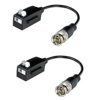 Marchio: DIERRETVCC. Articolo: VH-BA612P-HAC-B. Balun (Transceptor) - Ottimizzato per video HD: HDTVI - 1 canale - Passivo - BNC/UTP 2 pins - Video - Distanza massima 200 m - 2 unità (emissore e ricevitore) - Compatibile con le telecamere PoC con tecnologia HDTVI