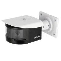 Marchio: DIERRETVCC. Articolo: VH-IPC-PFW8601-A180. X-Security - Telecamera IP - Incorpora 3 sensori in 1 - 1/2.8” Progressive CMOS - 2 Megapixel (Risoluzione totale 4096x832) - Lente 3.6 mm (Angolo totale 180º) - 0 Lux - IR Distanza 30 m - Compressione H.265/H.264 - RJ-45 10/100 BaseT - PoE IEEE802.3at - Impermeabile IP67 - IR CUT - Registrazione su scheda SD - Audio - Allarmi - WDR - Rilevamento intelligente: volti, line-crossing, intrusioni, cambi di scena - Interfaccia WEB, CMS (DSS/ PSS), Smartphone y NVR - Compatibile con ONVIF