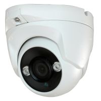 Marchio: DIERRETVCC. Articolo: VH-DM821IB-F4N1. Telecamera dome HDTVI, HDCVI, AHD e Analogica - Gamma ECO - 2.1 Megapixel - PS5220+V30 - HD 1080P (1920x1080) - 960H Test (Analogico) - Uscita 4 in 1 - Lente 3.6 mm - IR Array Distanza 30 m - 2DNR - IR CUT - Vite per installazione facile - Impermeabile IP66