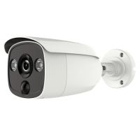 Marchio: DIERRETVCC. Articolo: VH-SF-CV035UW-PIRL-FTVI. Safire - Telecamera bullet HDTVI Ultra Low Light - Gamma PRO - 2 Megapixel CMOS - HD 1080P (1920x1080) - Uscita HDTVI - Lente 2.8 mm - 0 Lux - Matrix IR LED Distanza 20 m - WDR - 3DNR - IR CUT - Rivelatore PIR reale con allarme inviato al registratore compatibile Safire tramite cavo coassiale - LED vuoto configurabile tramite rilevazione di movimento - Rilevamento: Intervallo 11 m / Angolo: 110° - Impermeabile IP67
