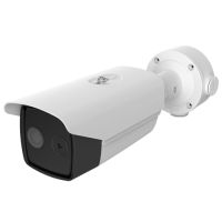 Marchio: DIERRETVCC. Articolo: VH-SF-IPTCV011DHA-3D2. Safire - Telecamera Termica Dual IP - Sensore termico 160x120 Vox - Lente 3 mm - Intervallo di misurazione della temperatura -20º C~150º C (±8ºC) - 15 Colori - Sensibilità termica < 40mK - Sensore ottico 1/2.8” Progressive CMOS - 2 Megapixel (1920x1080) - Lente 4 mm - Colore 0.002 Lux / B/W 0.0002 Lux - H.265+ / H.265 - RJ-45 10/100 BaseT - PoE IEEE802.3af - Audio - Allarmi - Rilevazione antincendio e allarme - Registrazione su scheda SD - Interface WEB, CMS (DSS/PSS), Smartphone e NVR - Compatibile con ONVIF - Staffa inclusa - Impermeabile IP66