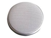 Marchio: HIKVISION. Articolo: DS-2FP4021-B. Microfono ambientale pre amplificato, copertura a 360°, processore DSP audio incorporato, algoritmo di cancellazione attiva del rumore, struttura in metallo con spia luminosa a LED. 