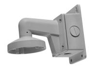 Marchio: HIKVISION. Articolo: DS-1273ZJ-140B. Staffa da parete con box posteriore in alluminio colore bianco. Dim.: ø 140 x 182 x 120 mm 