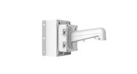 Marchio: HIKVISION. Articolo: DS-1602ZJ-BOX-CORNER. Staffa ad angolo con box posteriore in alluminio colore bianco.