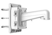 Marchio: HIKVISION. Articolo: DS-1602ZJ-BOX-POLE. Staffa da palo con box posteriore in alluminio colore bianco.