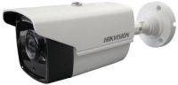 Marchio: HIKVISION. Articolo: DS-2CE16D7T-IT3. Telecamera Bullet Compatta Turbo HD-TVI 1080P hight-performance CMOS di tipo Day&Night con filtro IR meccanico, WDR 120, in contenitore per esterno IP66, illuminatore EXIR integrato sino a 40m, sensore CMOS a scansione progressiva 1/3Ó, sensibilit 0.1 Lux F1.2, 0.01 Lux F1.2 con AGC attivo, ottica fissa 3,6mm. Supporta DNR, Eclipse, Slow Shutter, Mirror, Defog, Defect Pixel Correction, dati Up to Coax . Completa di staffa regolabile su tre assi, uscita video HD-TVI, alimentazione 12Vdc 5W, temperatura di esercizio da -40¡C a +60¡C.