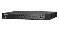 Marchio: HIKVISION. Articolo: DS-7608HUHI-F2/N. DVR Turbo HD 8 canali HDTVI/ANALOG/AHD +8 IP (fino a 8Mp), 3MP@15fps (1080P@25fps), rapporto risoluzione\frame e bit rate variabile (32 Kbps-10 Mbps) per singolo canale, 8 ingressi e 4 uscite di allarme con relè programmabile su eventi multipli, 3 uscite video principali (VGA, HDMI, BNC), 4 ingresso e una 1 uscita audio bidirezionale, predisposto per montaggio di 2 dischi SATA fino a 6TB, 2 porte USB (mouse, backup), RS485, 1 LAN 10/100/1000 Mbps, alimentazione esterna a 12Vdc (in dotazione) max 20W senza disco fisso, Hik-Connect Cloud, Dual-Stream Video Compression H.264+/H.264, registrazione in cloud su piattaforme online (OneDrive, GoogleDrive, DropBox)