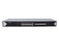 Marchio: HIKVISION. Articolo: DS-3E0524TF. SWITCH GIGABITPORTE: 24. TIPOLOGIA: 12: 10/100/1000 12: SFP. TIPO: L2 UNMANAGED. CASE: METALLICO. BANDA: 48 GBPS. TEMPERATURA FUNZIONAMENTO: -5 °C a 50 °C. ALIMENTAZIONE: 220 VAC