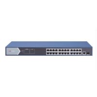Marchio: HIKVISION. Articolo: DS-3E0526P-E. SWITCH GIGABITPORTE: 24. POE: 24: IEEE 802.3af, IEEE802.3at. TIPOLOGIA: 10/100/1000. TIPO POE: 30 W. BUDGET TOTALE: 370 W. UPLINK: 2. TIPOLOGIA UPLINK: 10/100/1000 e SFP. TIPO: L2 UNMANAGED. CASE: METALLICO. BANDA: 52 GBPS. TEMPERATURA FUNZIONAMENTO: -10 °C a 55 °C. ALIMENTAZIONE: 100-240 VAC