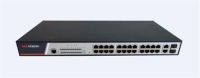 Marchio: HIKVISION. Articolo: DS-3E2326P. SWITCH 24 PORTE POE 100M.Caratteristiche tecniche: