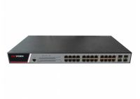 Marchio: HIKVISION. Articolo: DS-3E2528P. SWITCH MANAGEDPORTE: 24. POE: 24: IEEE 802.3af, IEEE802.3at . TIPOLOGIA: 10/100/1000. TIPO POE: 30 W. BUDGET TOTALE: 380 W. DISTANZA POE: EXTENDED MODE 250MT. UPLINK: 4. TIPOLOGIA UPLINK: SFP . TIPO: L2 FULL MANAGED. CASE: METALLICO. BANDA: 56 GBPS. FUNZIONALITA: VLAN, PORT TRUNK, STP, MULTICAST, MIRRORING, QOS, SNMP, STP. TEMPERATURA FUNZIONAMENTO: 0 ºC to +50 ºC . ALIMENTAZIONE: 100 to 240 VAC
