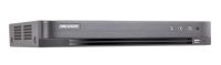 Marchio: HIKVISION. Articolo: DS-7204HQHI-K1. DVR compatto TURBO HD 4.0 penta hybrid FANLESS 3MP 4Ch4 ingressi self-adaptive HDTVI/HDCVI/AHD/CVBS/IPaccetta fino a 1 telecamera IP fino a 4MPrisoluzione analogica fino a 3MP 3MP è solo sul canale 1trasmissione video su cavo UTP fino a 1200mcompressione video H.265+/H.265/H.264+/H.264 con codifica di tipo Dual Streamsupporta real time a 1080P liteuscita video HDMI - VGA 1920x1080 - CVBSI/O audioRS485, 1 RJ45 10M/100Mprotocolli di rete TCP/IP, PPPoE, DHCPHik-ConnectDNS, DDNS, NTP, SADP, NFS, iSCSI, UPnP™, HTTPSONVIFSupporta controllo PTZ via Omnicat, sino a 128 connessioni simultaneeSmart features: line crossing detection e intrusion detectionsupporta accesso a Hik-Connect.HDD sata fino a 6TB1 canale audio bidirezioanle2 porte USB 2.0alimentazione 12VDCtemperatura di funzionamento -10 ºC to +55 ºCassorbimento 6Wdimensioni 315 × 242 × 45 mm. HDD 1TB incluso.