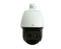 Marchio: UNIVIEW. Articolo: IPC6252SL-X33UP. Dome motorizzato IP StarLight da 240°/sec. con illuminazione laser da 30~500 m, per esterni. Formato H.265/H.264/MJPEG. CMOS 1/2,8