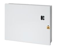 Marchio: ARITECH. Articolo: PM835. Alimentatore 24Vcc - 5A completo di contenitore in acciaio. Spazio interno per l'alloggiamento di 2 batterie BS127.