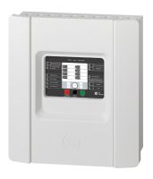 Marchio: ARITECH. Articolo: 1X-F8-10. Centrale rivelazione incendi a microprocessore programmabile equipaggiata di 8 zone non espandibili. Dispone di 4 uscite supervisionate sirene e di 2 uscite a relè per la segnalazione di allarme e guasto. Tre livelli di accesso tramite password e funzionalità di manutenzione con singolo operatore. Gruppo di alimentazione di 3 A. Batterie interne 2 x BS130N. Costruita in accordo alle norme EN54 - CPD