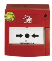 Marchio: ARITECH. Articolo: DMN960I. Avvisatore di allarme incendio a rottura vetro completo di modulo di indirizzamento, led di allarme, isolatore e scatola di montaggio sporgente. IP53.