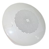 Marchio: NOTIFIER. Articolo: WL-SPK. Altoparlante via radio. Trasmissione radio bidirezionale con utilizzo di doppia frequenza con 7 canali in 868,15MHz o in 8695,MHz. Massima potenza irradiata 3 mW e sensibilità ricevitore di 5 dBm. Questi è dotato di led bicolore interno di colore verde e rosso che daranno indicazioni sullo stato del pulsante. Doppia batteria al litio, primaria e secondaria, per una lunga durata totalmente monitorate. Temperatura di funzionamento da -10°C a +55°C. Umidità relativa sino a 90% senza condensa. Grado di protezione IP21C. Dimensioni 170 mm x 70 mm.