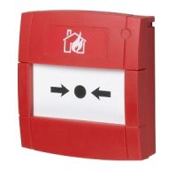 Marchio: NOTIFIER. Articolo: BG 35V (ACI147). Pulsante manuale convenzionale da interno a rottura vetro. Completo di scatola di montaggio. Installazione a vista e possibilità d'incasso.