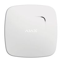 Marchio: AJAX. Articolo: FIREPROTECT PLUS. Rivelatore di fumo senza fili con sensore di temperatura e sensore di monossido di carbonio, colore bianco.PRESTAZIONIIl rapido aumento della temperatura (anche senza fumo) attiva immediatamente un allarmeCARATTERISTICHE TECNICHEColore: BiancoTipo di rivelatore: senza filiUtilizzo: in internoPotenza segnale radio: 20mWProtocollo di comunicazione Jeweller 868MHzDistanza max. fra rivelatore e unità centrale: fino a 1.000 metri (in area libera)Intervallo di polling: 3 minutiSensore monossido di carbonio: 3 intervalli di risposta, in funzione della concentrazione di COTrasmissione dell’allarme dopo la rilevazione: immediataAlimentazione: 2 batterie AAATensione di alimentazione: 3VDurata della batteria: fino a 5 anniTemperatura di funzionamento: da 0°С a +50°СProtezione antimanomissione: disponibileAllarme per spostamento rivelatore: disponibileUmidità di funzionamento: fino a 100%Grado di protezione: IP65Dimensioni: mm 56 x 56 x 14