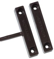 Marchio: ARITECH. Articolo: DC101B. CM reed NC a giorno, 4 conduttori da 2 m completo di viti. Tolleranza max. 15 mm. Dimensioni 50x9x9 mm. Omologato IMQ I Livello. Marrone 