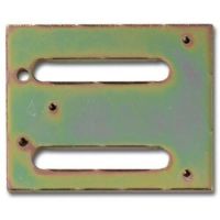 Marchio: ARITECH. Articolo: VM704P. Piastra di fissaggio in acciaio per montaggio a saldare per serie VV600P/602P. Omologato IMQ II e III Liv.