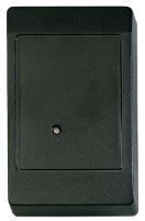 Marchio: ARITECH. Articolo: ACI795. Lettore di prossimità tipo THINLINE. Distanza di lettura da 1 a 14 cm. in funzione alla tipologia di tessera utilizzata. Segnalazione di stato tramite led. Completo di buzzer. Utilizza tessere serie HID. Se collegato sul bus della centrale Master richiede una interfaccia mod. ATS1170.