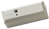 Marchio: ARITECH. Articolo: GS620N. Sensore inerziale autonomo, completo di scheda analizzatrice con uscita a relè. Dimensioni: 93x30x25 mm. Assorbimento: normale: 6mA; in allarme: 12 mA. 