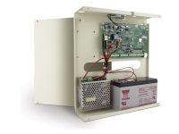 Marchio: COMBIVOX. Articolo: EVA 8-24 VERS. 2012. Eva 8.24 predisposta per modulo PSTNCentrale 8 zone espandibile a 24, programmabili liberamente (anche tutte) come zone wireless; 6 aree diinserimento. Dotata di porta USB. BUS RS485 ad alta velocità per il collegamento di moduli supplementari(alimentatori, espansioni ingressi e uscite, ricevitore radio, tastiere, sirene, inseritori e modulo LAN). Finoa 16 uscite (O.C. e a relè) associabili agli eventi o programmabili come telecomando. 32 utenti da tastiera+ 24 da chiave + 8 radiocomando. Messaggi vocali multilingua, programmabili da tastiera e da softwaretramite “text to speech”. Predisposta per modulo PSTN Plug & Play (opz.) per l’invio di segnalazioni infonia con identificazione di area, zona ed evento. Gestione a distanza tramite menù vocale interattivo.Funzione di teleascolto ambientale. Comunicatore digitale integrato. Alimentatore da 2.6 A. ModuloLAN (opz.) Smartweb su BUS RS485 per la programmazione locale e a distanza via software e la gestioneutente da web browser e da APP. Funzioni di videosorveglianza: visualizzazione diretta (da web browsere APP) fino a 16 telecamere IP tramite modulo LAN; compatibile con NVR Combivox RECORDIA PLUS,per la gestione integrata ANTIFURTO+VIDEO (registrazioni su evento di centrale, video-allarmi con prerecording).Tastiere su BUS: Unica, Sohle, Flexa, Simplya II. Tastiera Wi-Fi: Simplya Video.