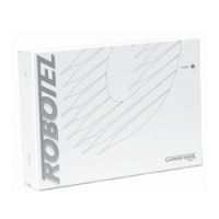 Marchio: COMBIVOX. Articolo: ROBOTEL-BOX. Comunicatore interattivo in contenitore con fonia per linea telefonica urbana. 2 ingressi di allarme + 1 ingresso di blocco; 2 uscite OC programmabili come telecomandi. Gestione delle operazioni di programmazione, interrogazione, telecomandi locali, attraverso lo stesso telefono derivato dalla linea, e a distanza, da un qualsiasi telefono a tastiera (anche cellulare) e tramite menù vocale interattivo. Menù vocale, con oltre 250 frasi combinate (versione in contenitore). 