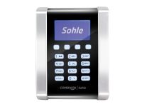 Marchio: COMBIVOX. Articolo: SOHLE BLACK. Tastiera Sohle black con inserti in alluminioTastiera in policarbonato verniciato e profili in alluminio su BUS RS485 compatibile con tutte le centraliCombivox. Display LCD grafico. 4 tasti menù multifunzione per inserimento/disinserimento, esclusionezone, gong, scenari, etc.; microfono e altoparlante per guida utente a sintesi vocale. 1 zona di allarme(NC, NA, SING. BIL.). Sonda di temperatura. Interfaccia utente ad icone. Funzione di campanello vocaledelle zone. Dimensioni (L x H x P in mm): 102 x 156 x 24.