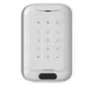 Marchio: COMBIVOX. Articolo: ESTIA CTW WHITE. Tastiera di comando radio bianca CTW bidirezionale multicanale nella banda 868 MHz per centrali di allarme Combivoxpredisposte. Alimentazione a batteria fornite in dotazione. Design elegante ed ergonomia dei tastia sfioramento per un’esperienza di utilizzo piacevole e semplificata. Sensore ottico per accensione dellatastiera. 4 tasti dedicati, liberamente configurabili, per la gestione delle funzioni di antifurto e domotica.Inserimento/disinserimento mediante codice numerico o chiave di prossimità, grazie al lettore trasponderin dotazione. Indicatore luminoso per segnalazione stato impianto e led tricolore dei tasti funzione persegnalazione avvenuta esecuzione dei comandi. Buzzer per indicazione acustica. Installazione anche inambiente esterno, resistente alle intemperie (IK07-IP53). Dimensioni (L x H x P in mm): 110 X 160 X 28.